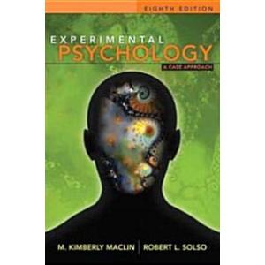 Experimental Psychology: A Case Approach (Paperbac...