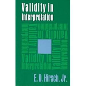 Validity in Interpretation (Paperback)