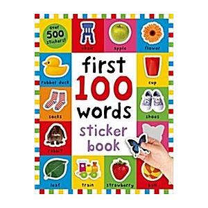 First 100 Stickers: Words: Over 500 Stickers (Pape...