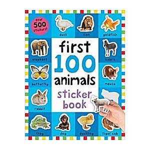 First 100 Stickers: Animals: Over 500 Stickers (Pa...