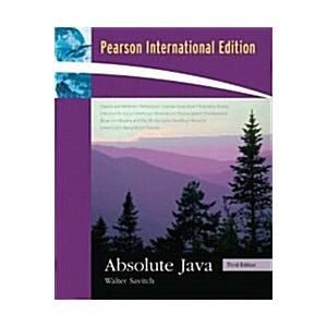 Absolute Java (3rd Edition Paperback)