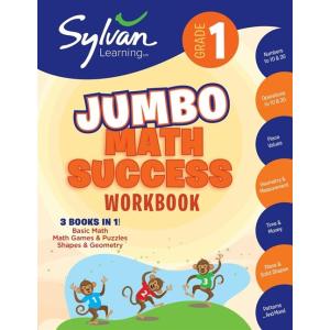 1st Grade Jumbo Math Success Workbook: 3 Books in ...