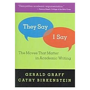 They Say / I Say (Paperback)