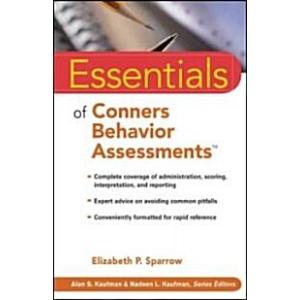 Essentials of Conners Behavior Assessments (Paperb...