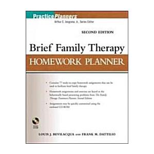 Family Therapy Homework Planner (Paperback)