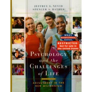 Psychology and the Challenges of Life: Adjustment to the New Millennium
