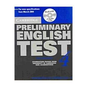 Cambridge Preliminary English Test 4 Self-study Pack : Examination Papers from the University of Cambridge ESOL Examinations (Package Student edの商品画像