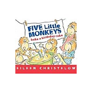 Five Little Monkeys Bake a Birthday Cake Board Boo...