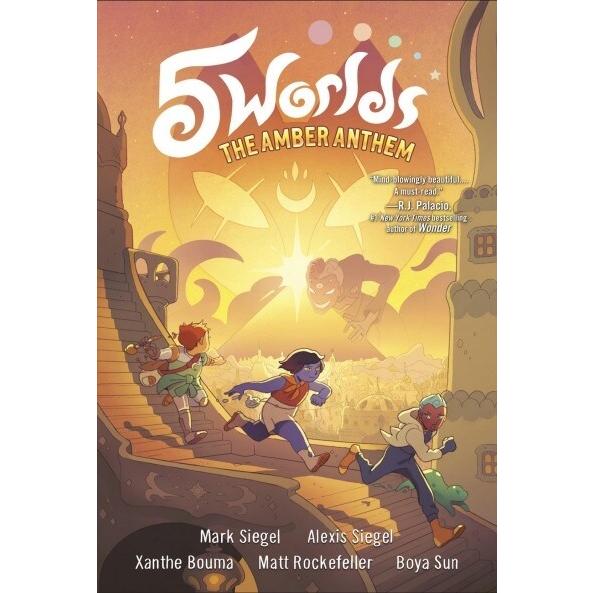 5 Worlds Book 4: The Amber Anthem: (A Graphic Nove...