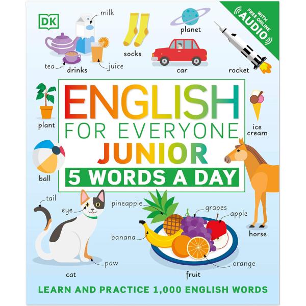 English for Everyone Junior: 5 Words a Day: Learn ...
