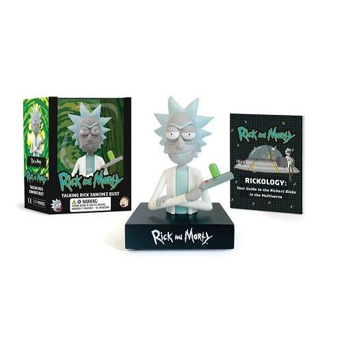Rick and Morty Talking Rick Sanchez Bust (Paperbac...