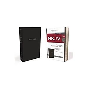 NKJV Thinline Reference Bible Leather-Look Black R...