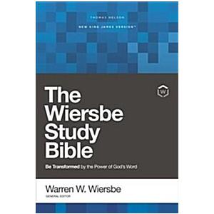 Nkjv Wiersbe Study Bible Hardcover Comfort Print: ...