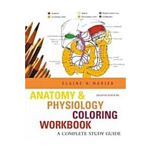 Anatomy  Physiology Coloring Workbook (Paperback 8...