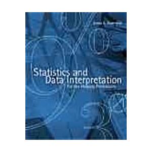 Statistics and Data Interpretation for the Helping...