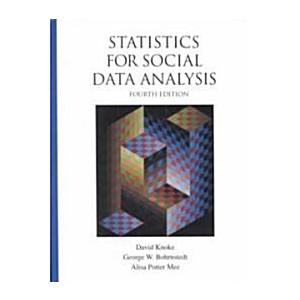Statistics for Social Data Analysis (Hardcover 4)