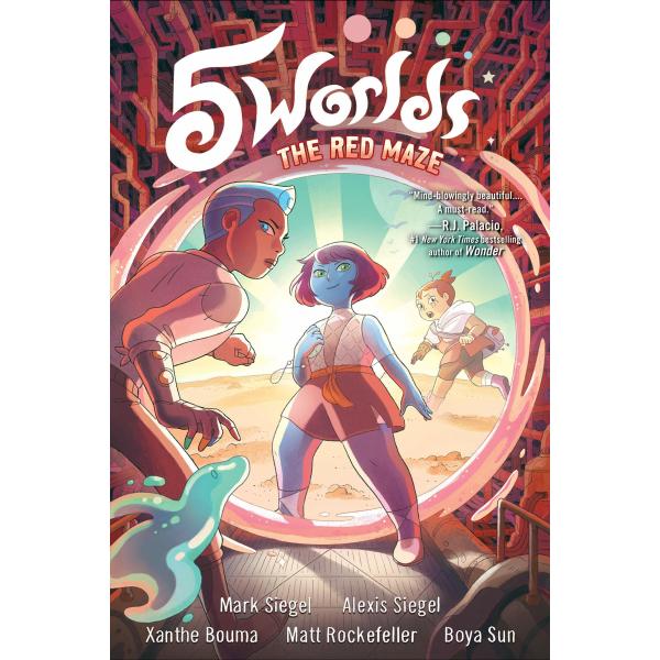 5 Worlds Book 3: The Red Maze: (A Graphic Novel) (...