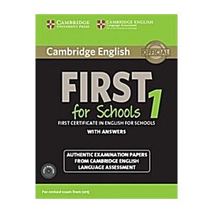 Cambridge English First 1 for Schools for Revised ...