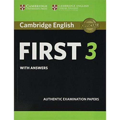 Cambridge English First 3 Student&apos;s Book with Answ...