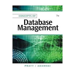 Concepts of Database Management (Paperback 7)