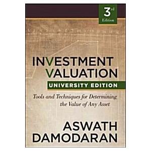 Investment Valuation: Tools and Techniques for Det...
