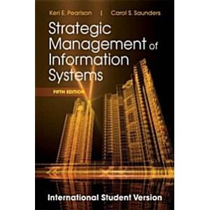 Strategic Management of Information Systems (Paper...