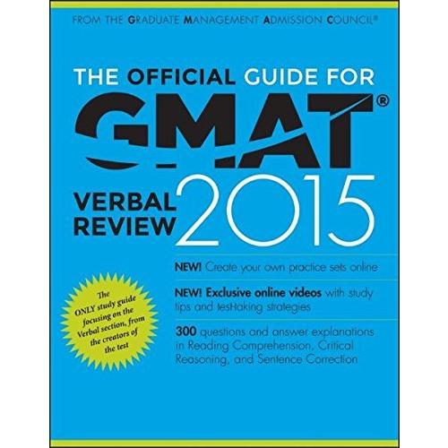 The Official Guide for GMAT Verbal Review 2015  Wi...