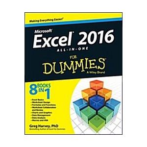 Excel 2016 All-In-One for Dummies (Paperback)