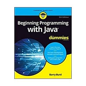 Beginning Programming with Java for Dummies (Paper...