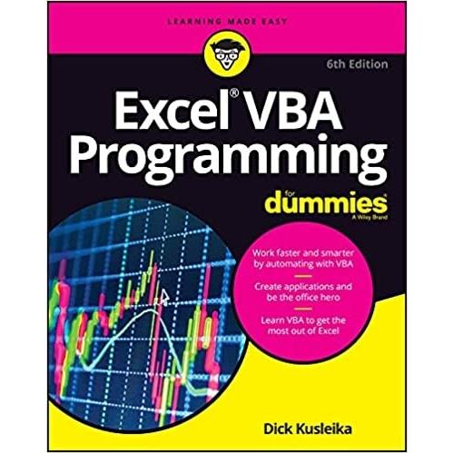 Excel VBA Programming for Dummies (Paperback 6)