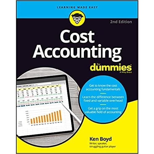 Cost Accounting for Dummies (Paperback 2)