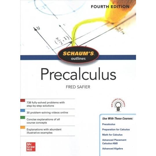 Schaum&apos;s Outline of Precalculus Fourth Edition (Pa...