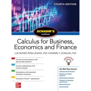 Schaum's Outline of Calculus for Business Economic...