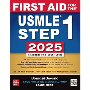 First Aid for the USMLE Step 1 2025 (Paperback 35t...