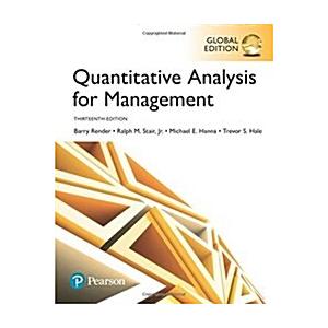 Quantitative Analysis for Management Global Editio...