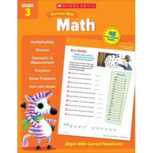 Scholastic Success with Math Grade 3 Workbook (Pap...