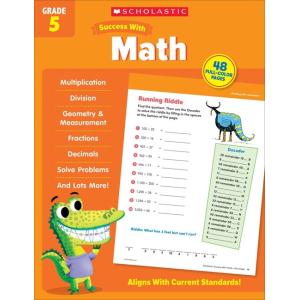 Scholastic Success with Math Grade 5 Workbook (Pap...