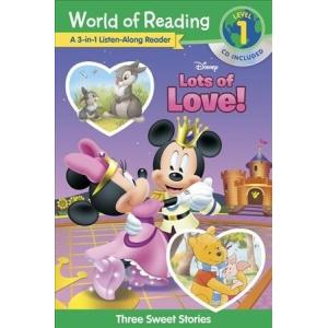 World of Reading: Disneys Lots of Love Collection 3-In-1 Listen Along Reader-Level 1: 3 Sweet Stories [With CD] (Paperback)の商品画像