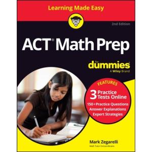 ACT Math Prep for Dummies: Book + 3 Practice Tests...