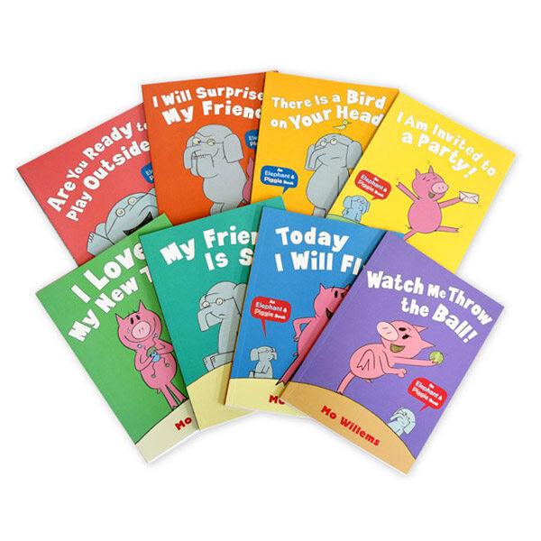 Elephant and Piggie picture book set of 8 (8 paper...