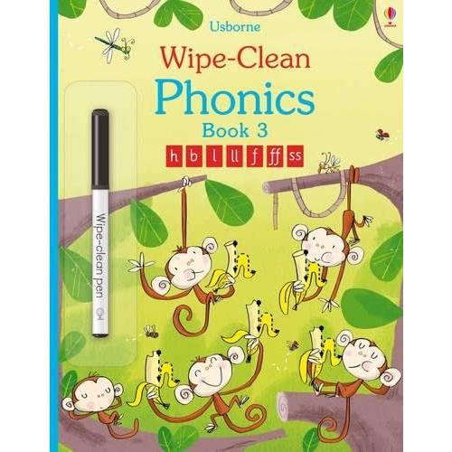 Wipe-Clean Phonics Book 3 (Paperback)