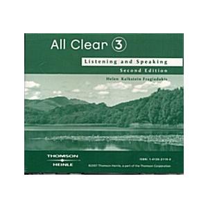 All Clear Listening and Speaking 3: Audio CD (3 CD...