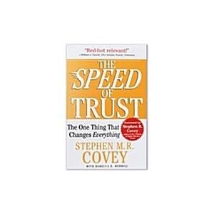 The Speed ??of Trust: The One Thing That Changes E...