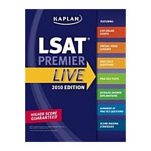 Kaplan LSAT 2010 Premier Live Online (Paperback Pa...
