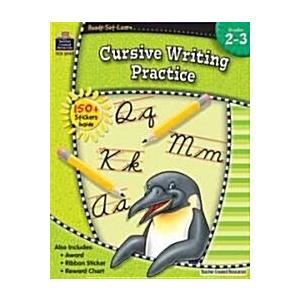 Ready-Set-Learn: Cursive Writing Practice Grd 2-3 ...