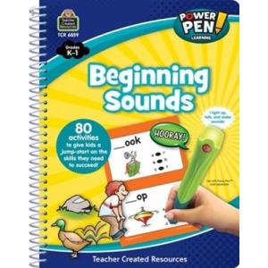 Power Pen Learning Book: Beginning Sounds (Spiral)