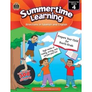 Summertime Learning Grd 4 - Spanish Directions (Pa...