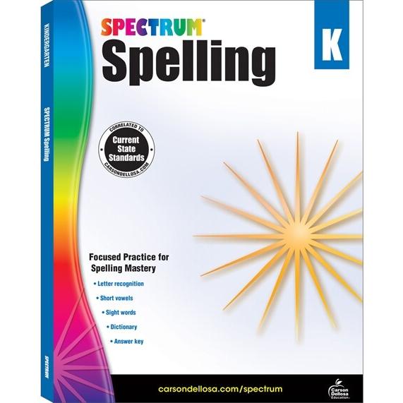 Spectrum Spelling Grade K: Volume 27 (Paperback)