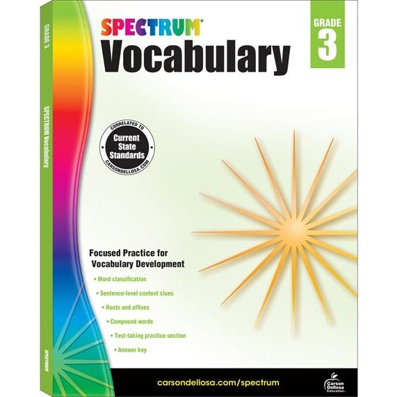 Spectrum Vocabulary Grade 3: Volume 86 (Paperback)