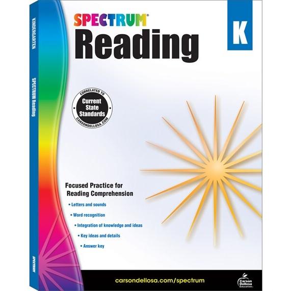 Spectrum Reading Workbook Grade K: Volume 19 (Pape...